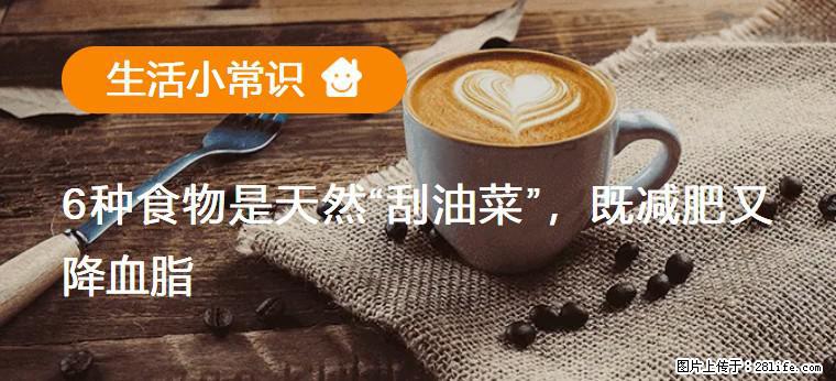 【生活小常识】6种食物是天然“刮油菜”,既减肥又降血脂 - 黑河生活资讯 - 黑河28生活网 heihe.28life.com